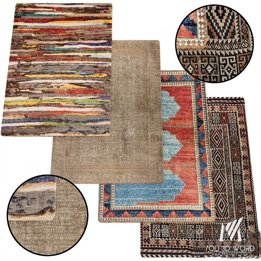 Modern Carpet Set 02